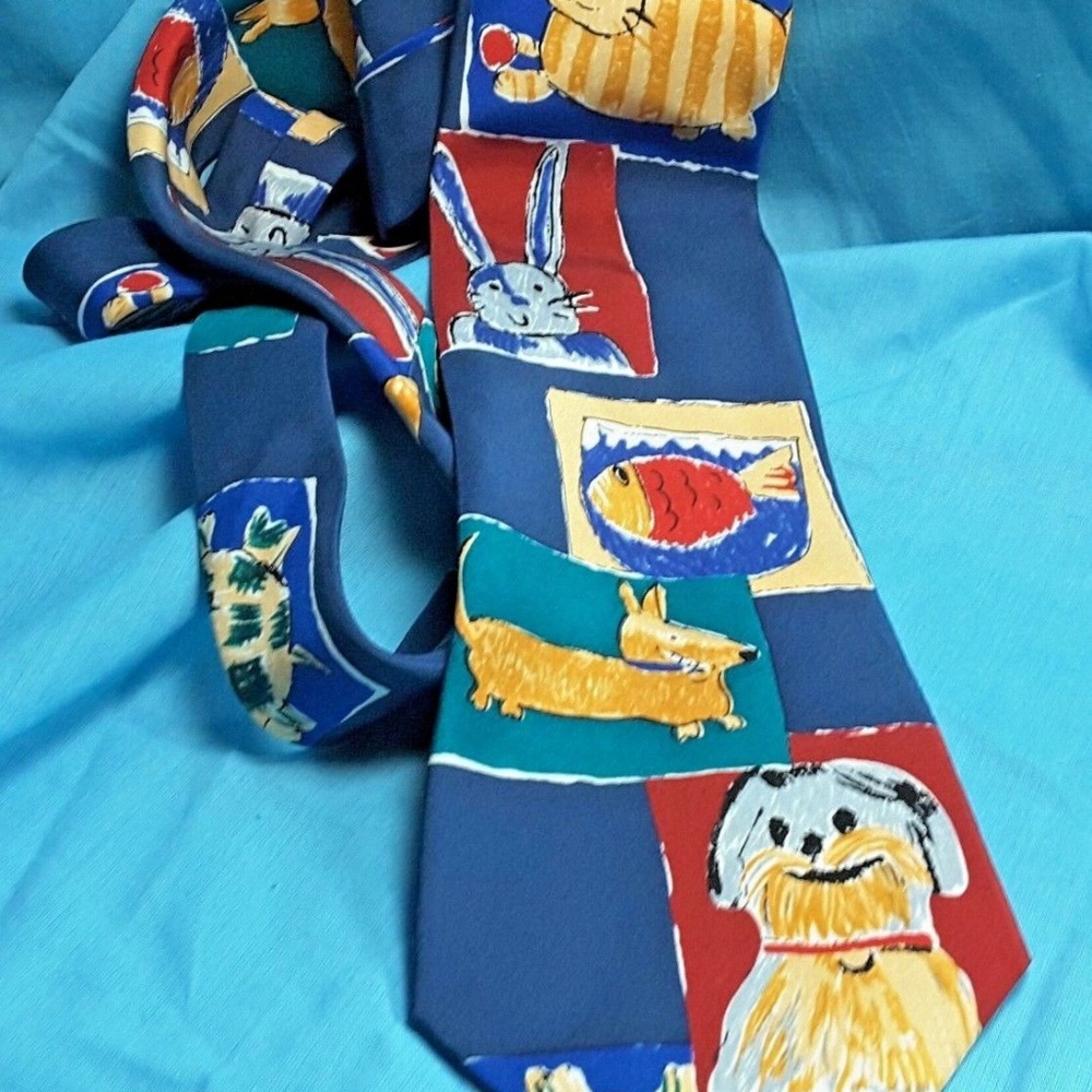 'My Best Friends' 59" Silk 'Save the Children' Tie